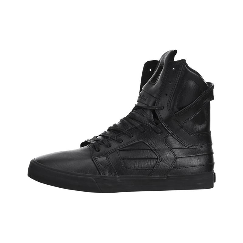 Buty Supra SKYTOP II - Sneakersy Wysokie Damskie - Czarne (ZKYX-69412)